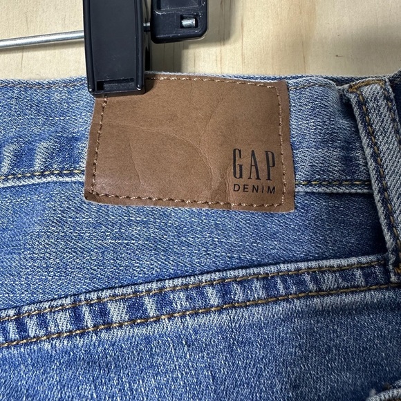 Gap 1969 Straight Blue Jeans Light Wash 42X30 - Picture 8 of 11